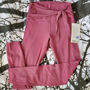 Align Pant Wrap Waist 28" - Moss Rose